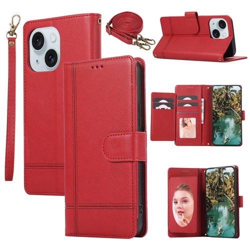 Leather flip mirror - flip,