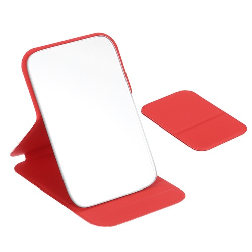 Red folding mirror - folding,