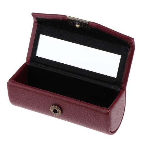 Lipstick case with - mirror,, pu