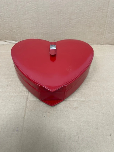 Red heart faux leather make - , up