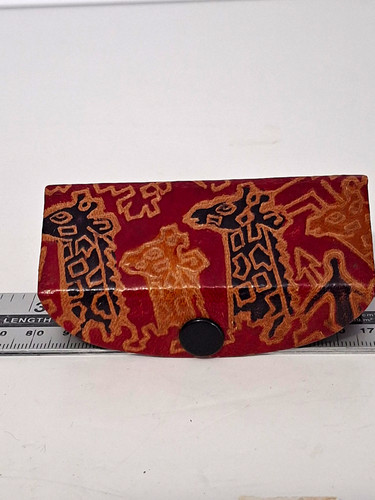 Vintage small red leather - vintage,