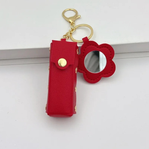 Leather mini lipstick pouch - mini,