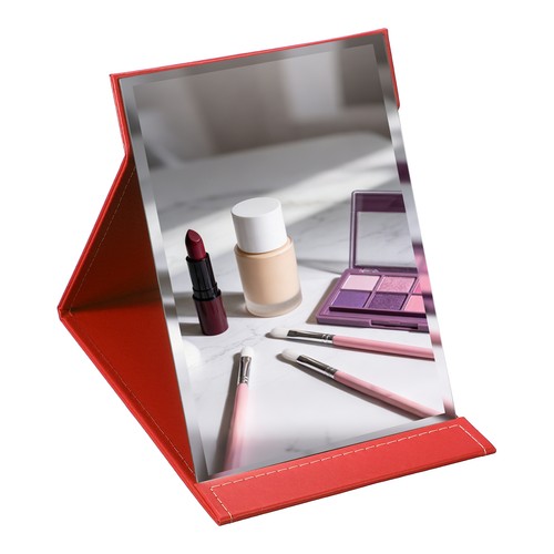 Foldable desk mirror with - foldable,